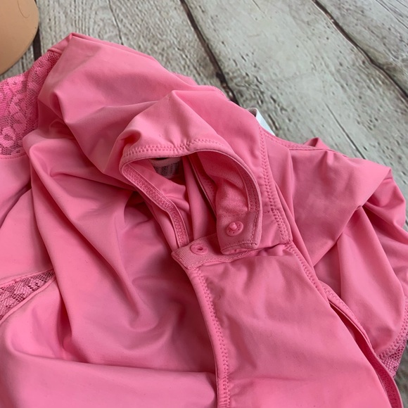 Victoria’s Secret Lace Logo Bodysuit Pink sold - Picture 8 of 8